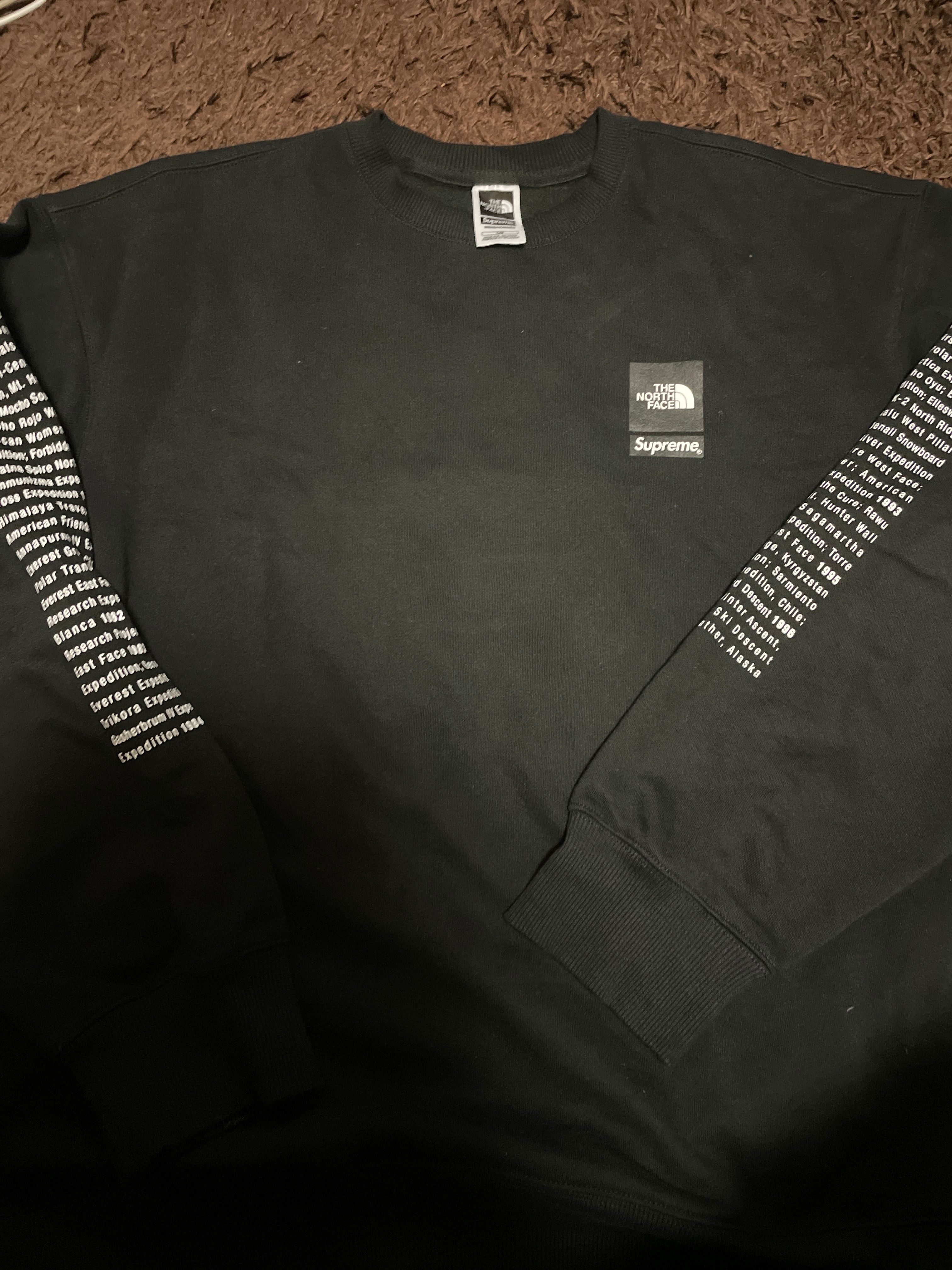 Supreme x The North Face Crewneck "Black"
