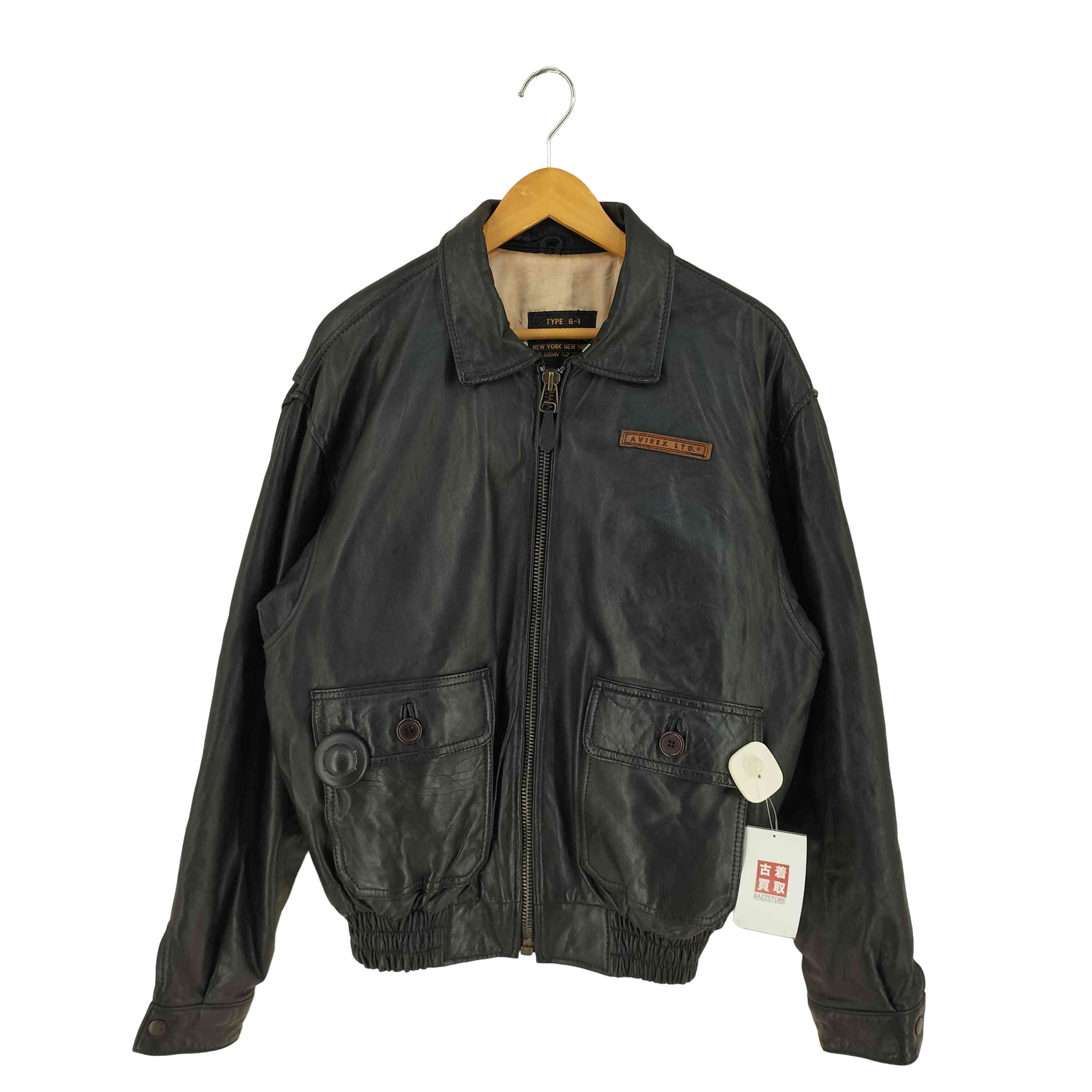 90S G-1 GENUINE LEATHER フライトジャケット【1141351591010】