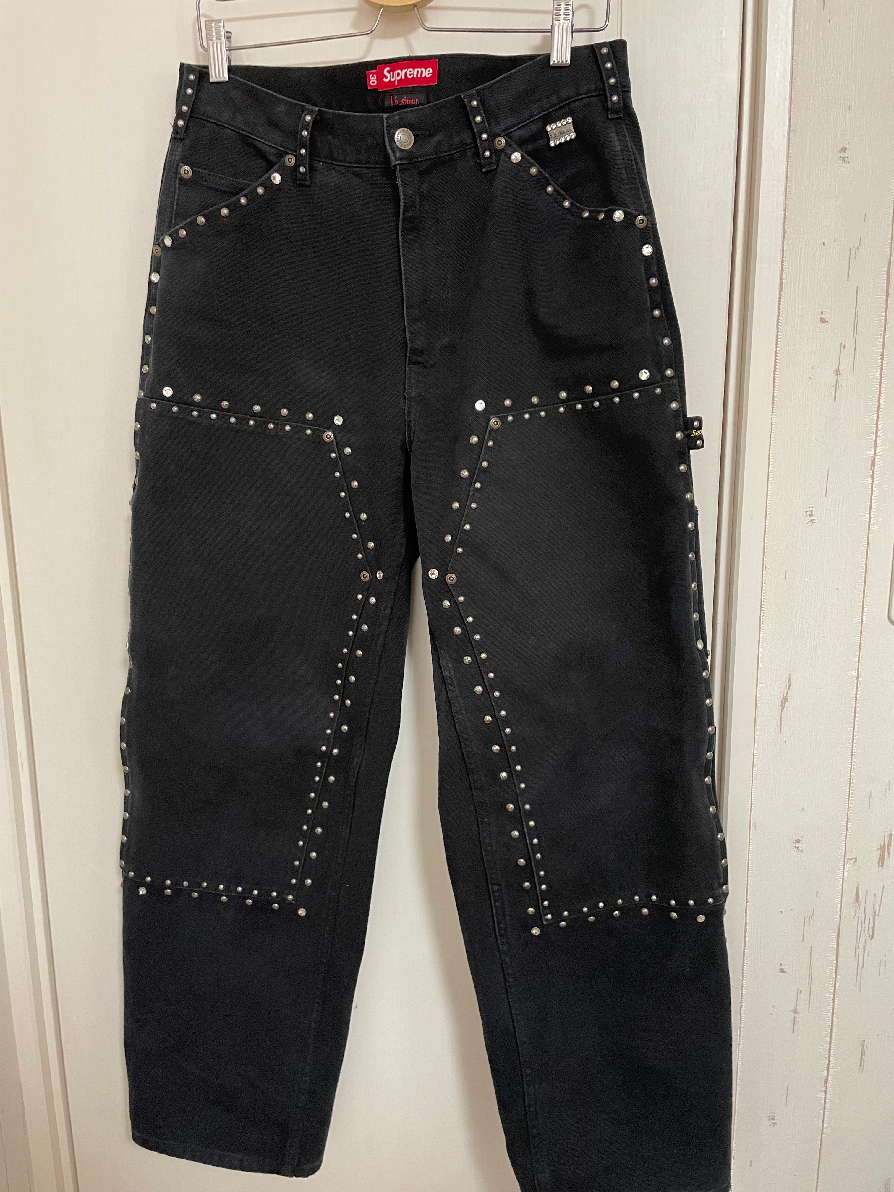 Supreme x B.B. Simon Studded Double Knee Painter Pant 