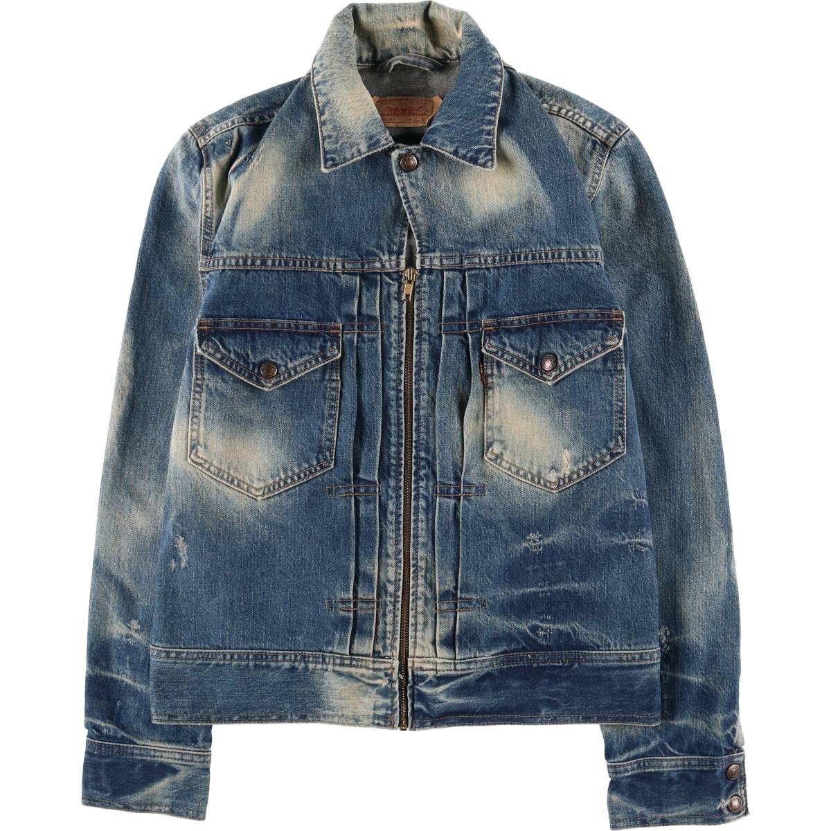 古着 リーバイス Levi's ユーロモデル デニムジャケット Gジャン メンズS相当/eaa617825