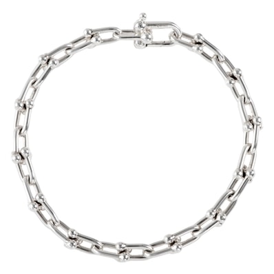 TIFFANY&Co. ティファニー ハードウェア スモール リンク ブレスレット シルバー【中古】