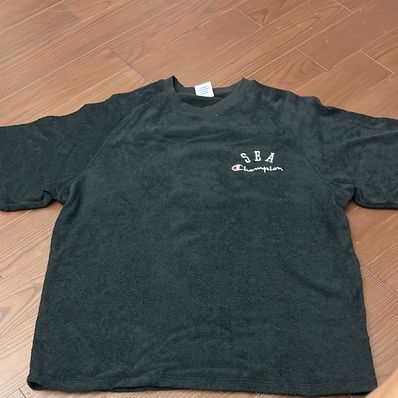 WIND AND SEA x Champion S/S Pile Raglan T-shirt "Black" C8-Z356