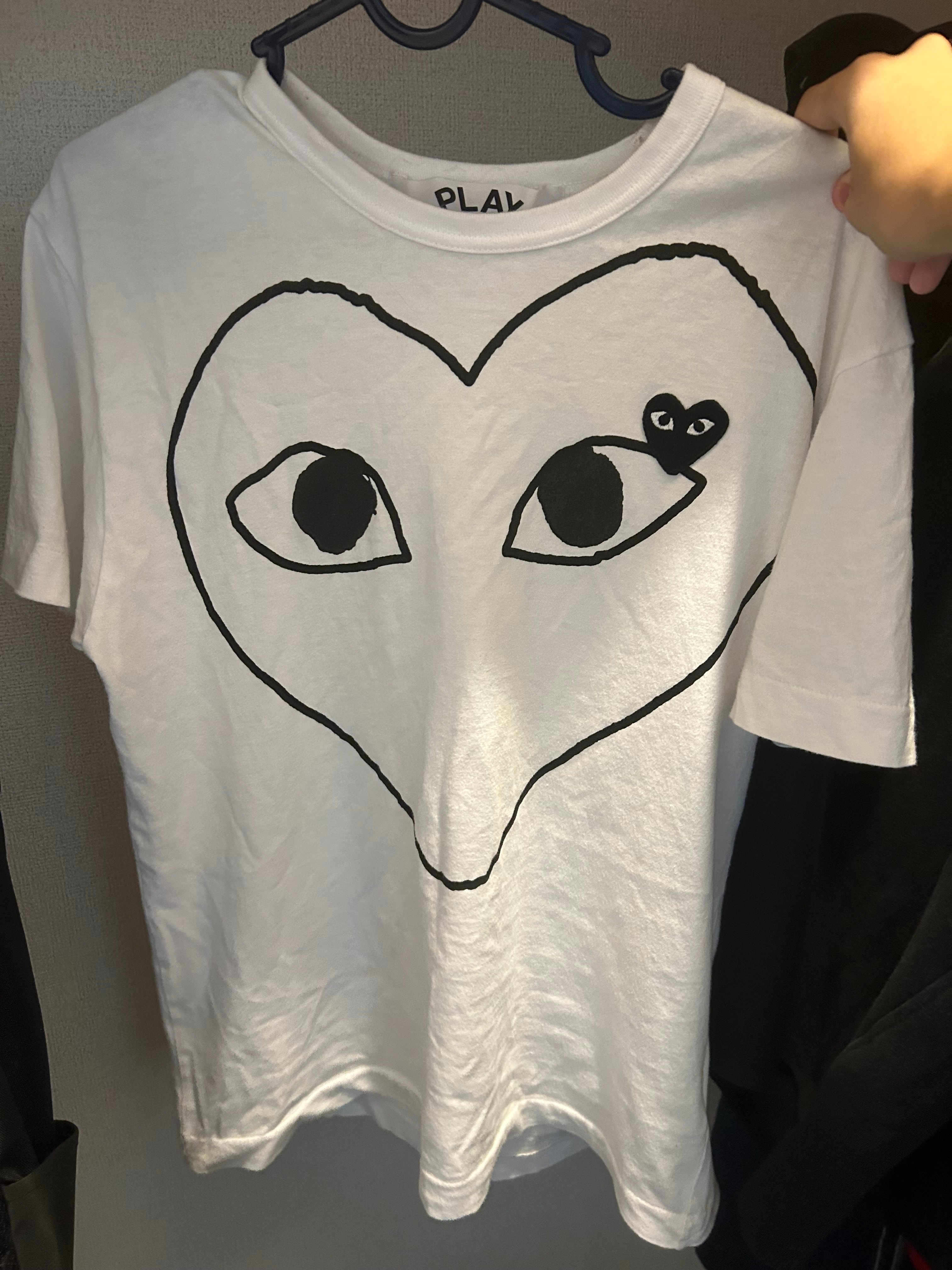 COMME des GARCONS PLAY CDG AX-T102-051 "White"