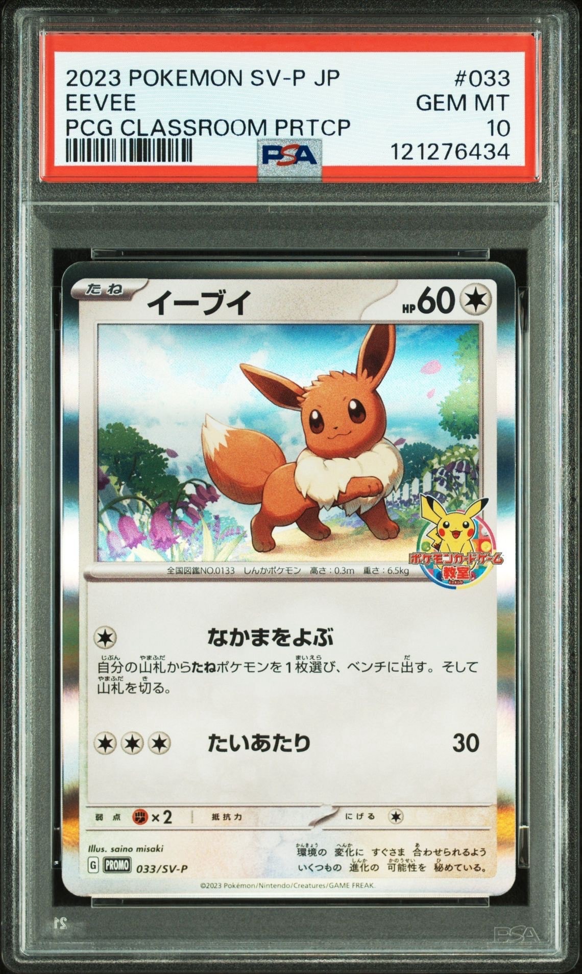 イーブイ: プロモ [SV-P 033](「 ポケモンカードゲーム教室」プロモーションカード「SV-P」)