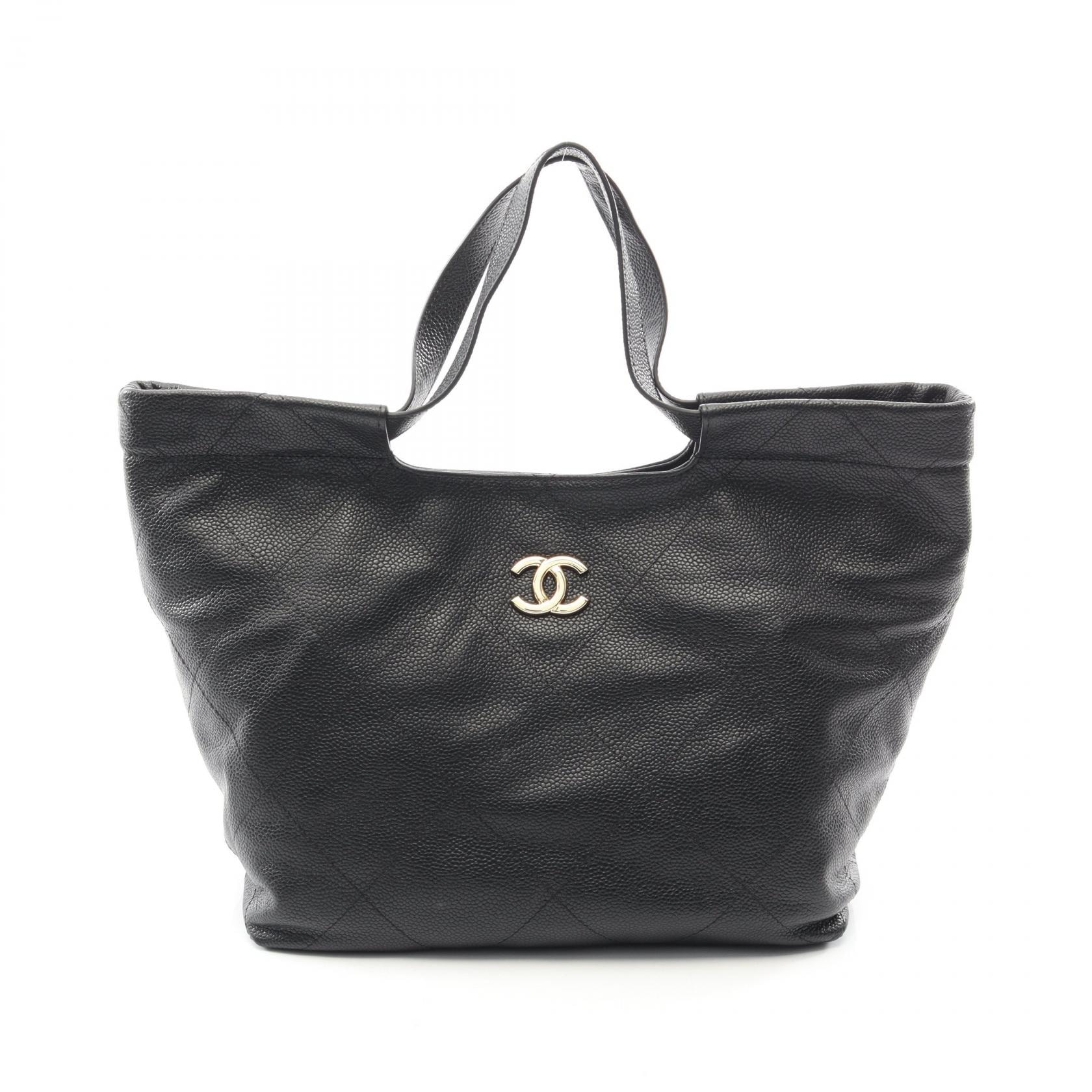 シャネル CHANEL マトラッセ トートバッグ バッグ キャビアスキン(グレインドカーフ) レディース ブラック系 【中古】