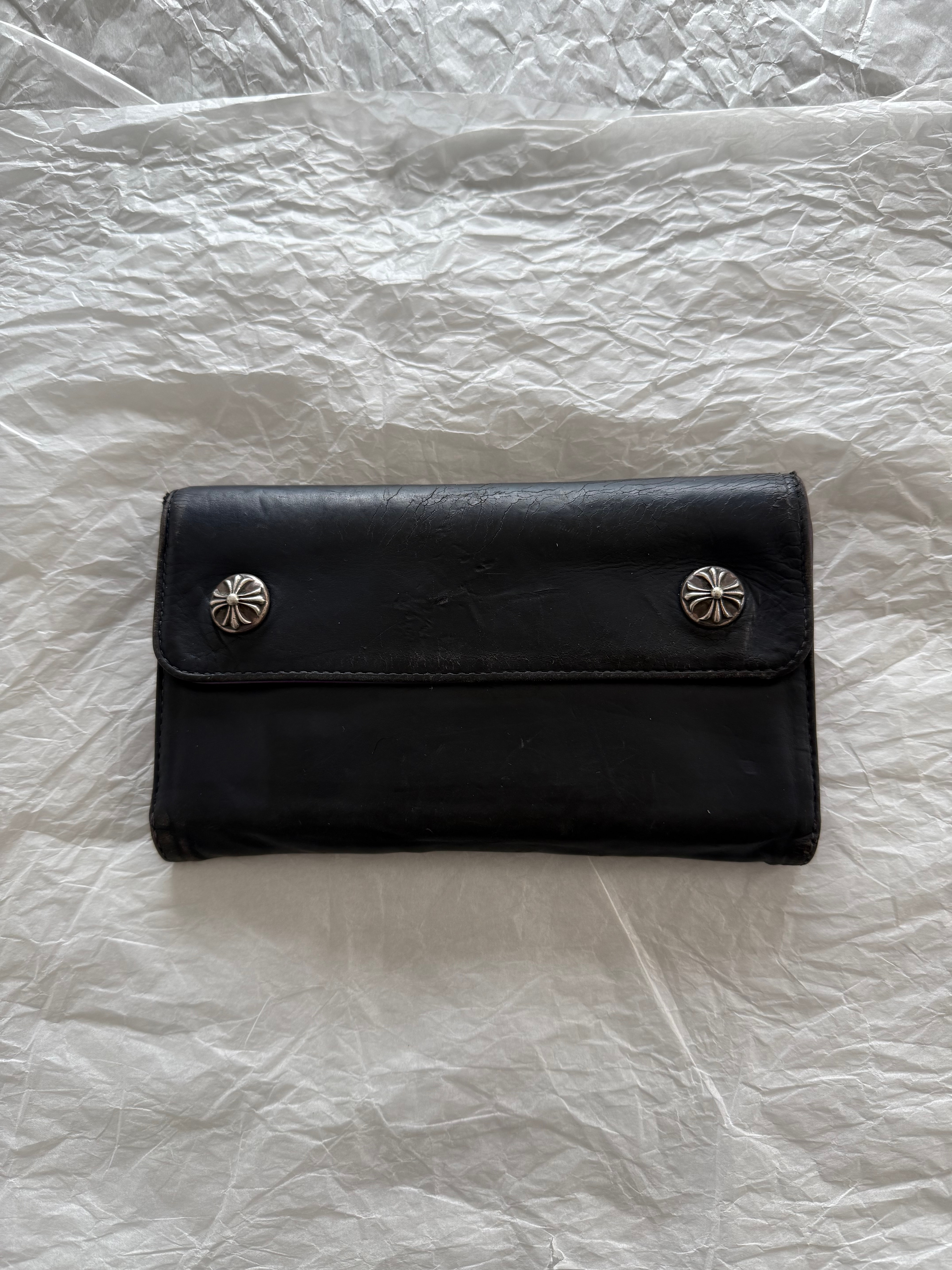 値下げ交渉可能 / 正規品!CHROME HEARTS クロムハーツ ウェーブ WAVE ウォレット 財布