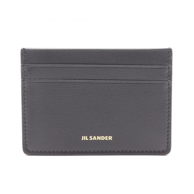 ジルサンダー JIL SANDER カードケース アクセサリー レザー メンズ レディース ブラック系 J07VL0006P4840001 【新品】