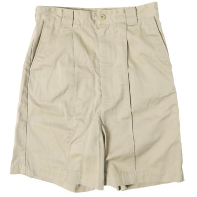 BEAMS BOY ビームスボーイ タックビッグショーツ 13-25-0202-156 ONE SIZE KHAKI T/Cツイル ショートパンツ ボトムス g13813
