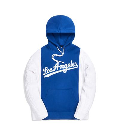 Kith x Major League Baseball Los Angeles Dodgers Script Hoodie "Grey"