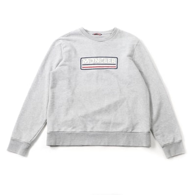 美品 モンクレール スウェット グレー メンズ L