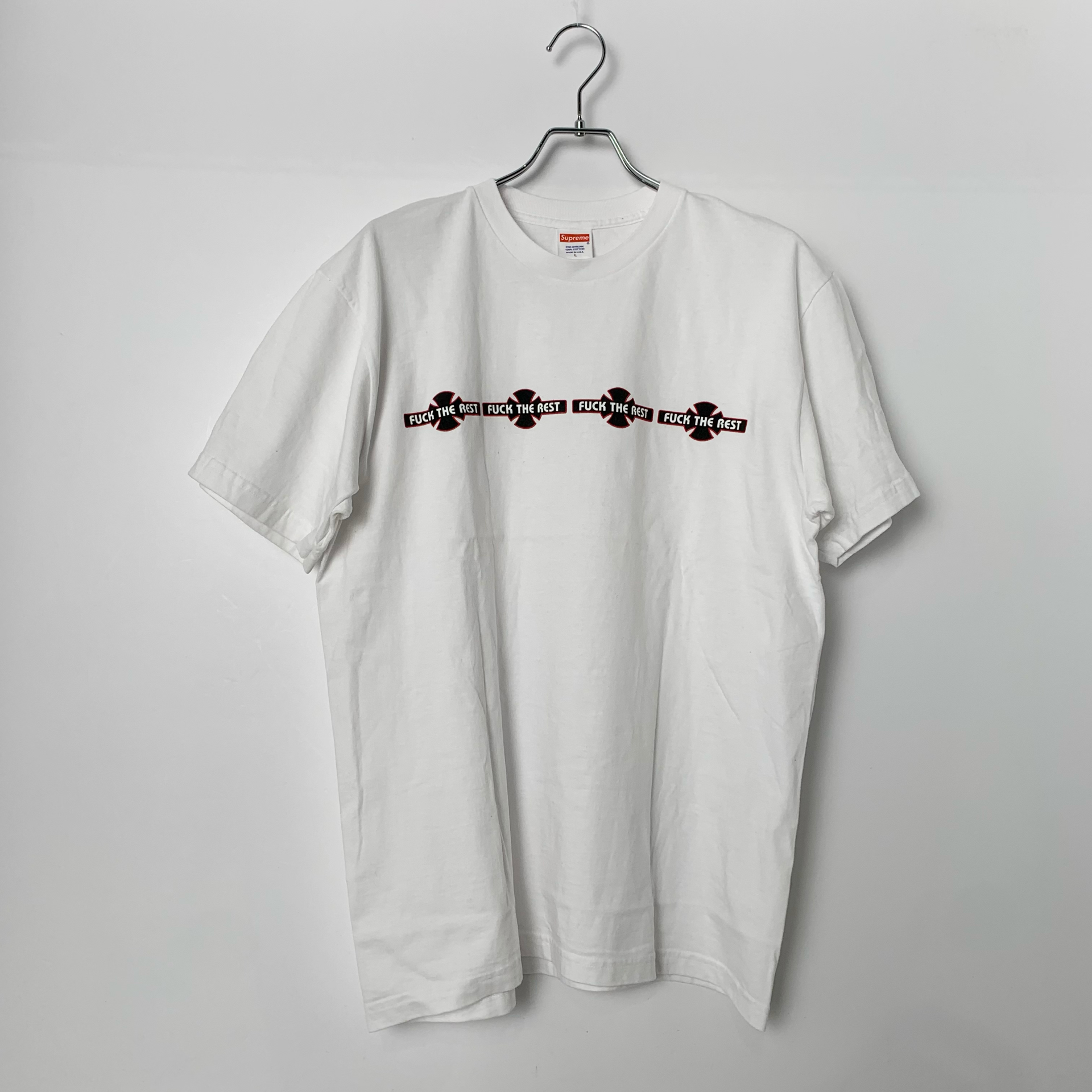 Supreme Independent Fuck The Rest Tee "White"
