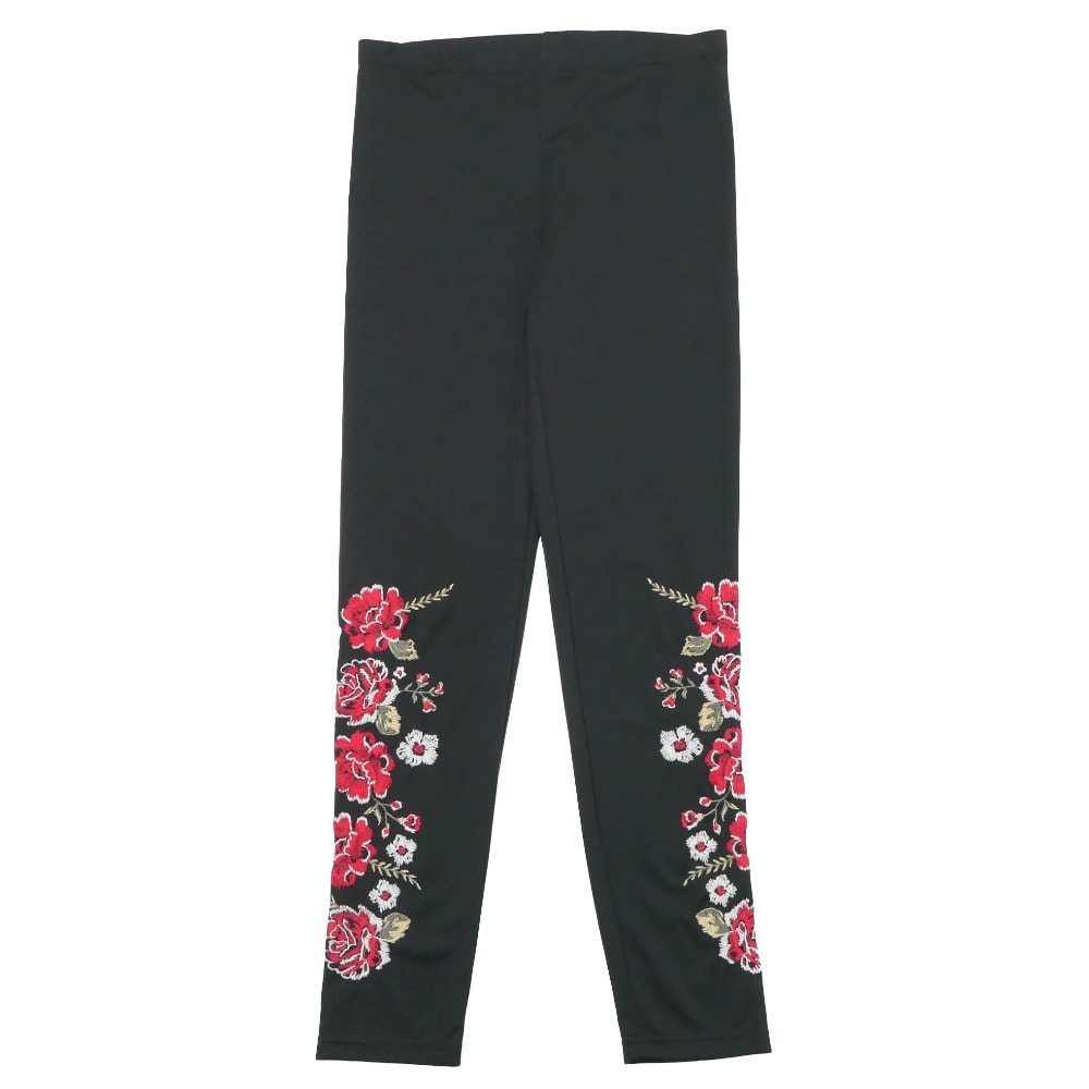 ■美品■COMME des GARCONS HOMME PLUS コムデギャルソンオムプリュス パンツ サイズL AD2021 フローラル刺繍 レギンス ブランド古着【中古】20260122/RA7401
