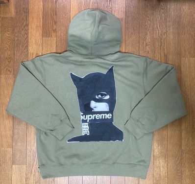 Supreme Catwoman Hooded Sweatshirt "Light Olive"