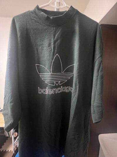 adidas BALENCIAGA T-Shirt Oversized "Green"