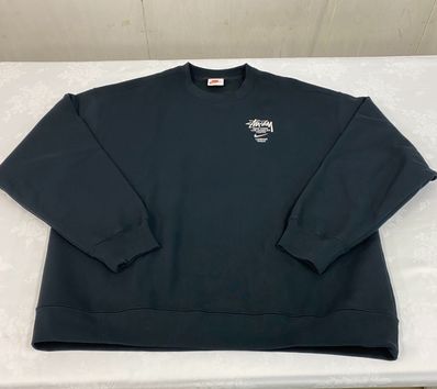 Nike x Stussy International Crewneck Sweatshirt (US Size) "Black" DC4198-010