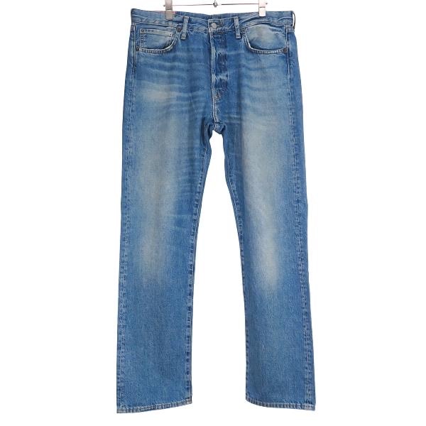 Acne Studios Bla Konst アクネ ストゥディオズ ブロ コンスト 1996 MID BLUE TRASH FW18 B00018- ミッド ブルー トラッシュ デニム パンツ インディゴ ジーンズ ボトムス サイズ34x32