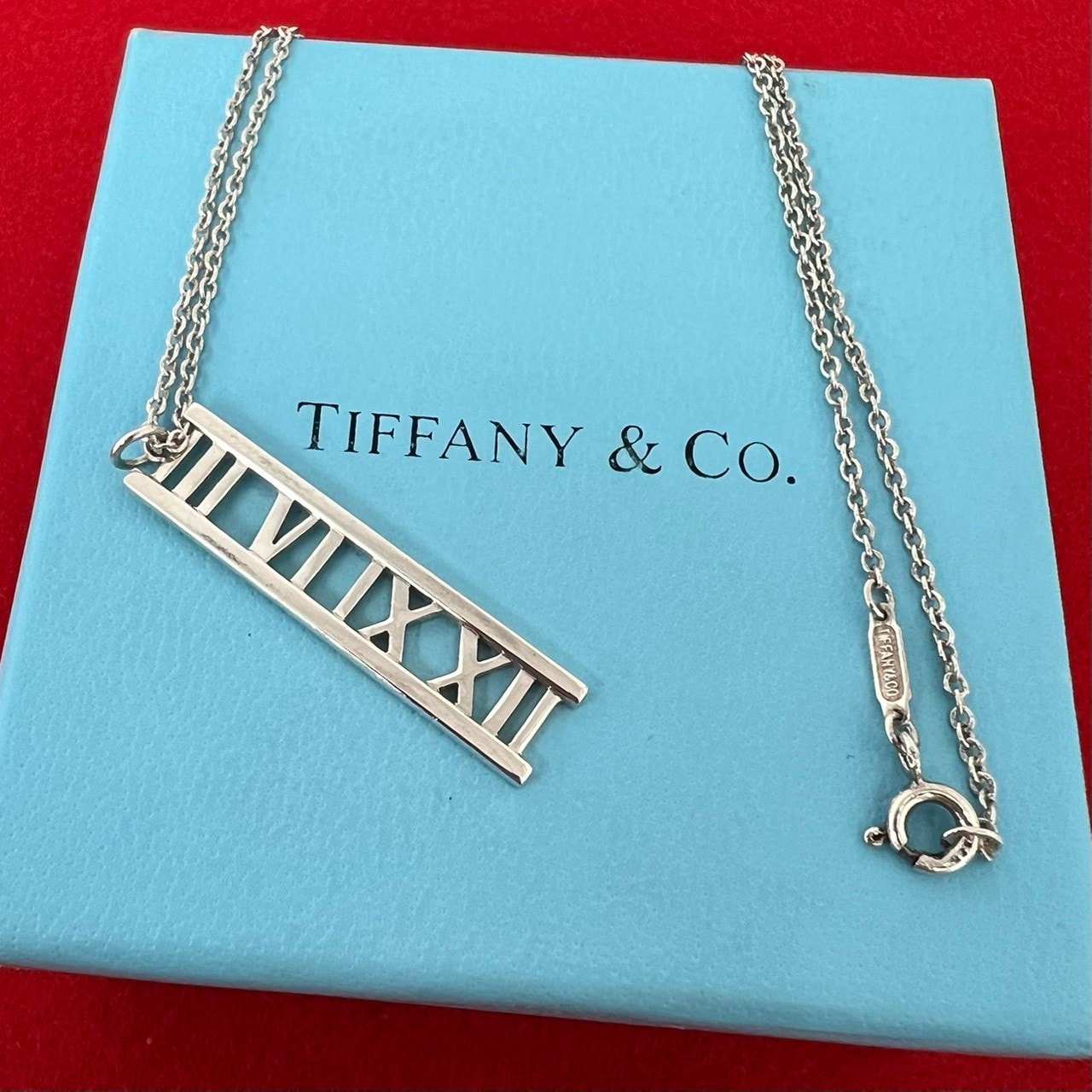 TIFFANY&Co. ティファニー アトラスバー ネックレス シルバー925 ネックレス シルバー
 127-8