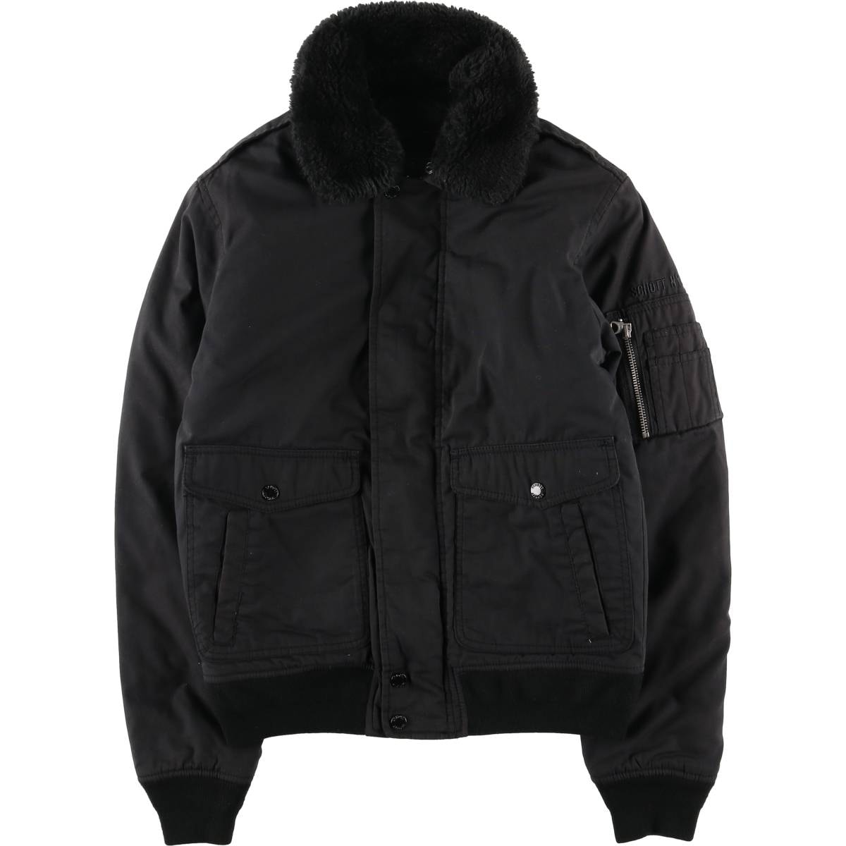 古着 民間品 ショット SCHOTT TYPE-U 中綿入り ミリタリー フライトジャケット メンズS相当/eaa604151