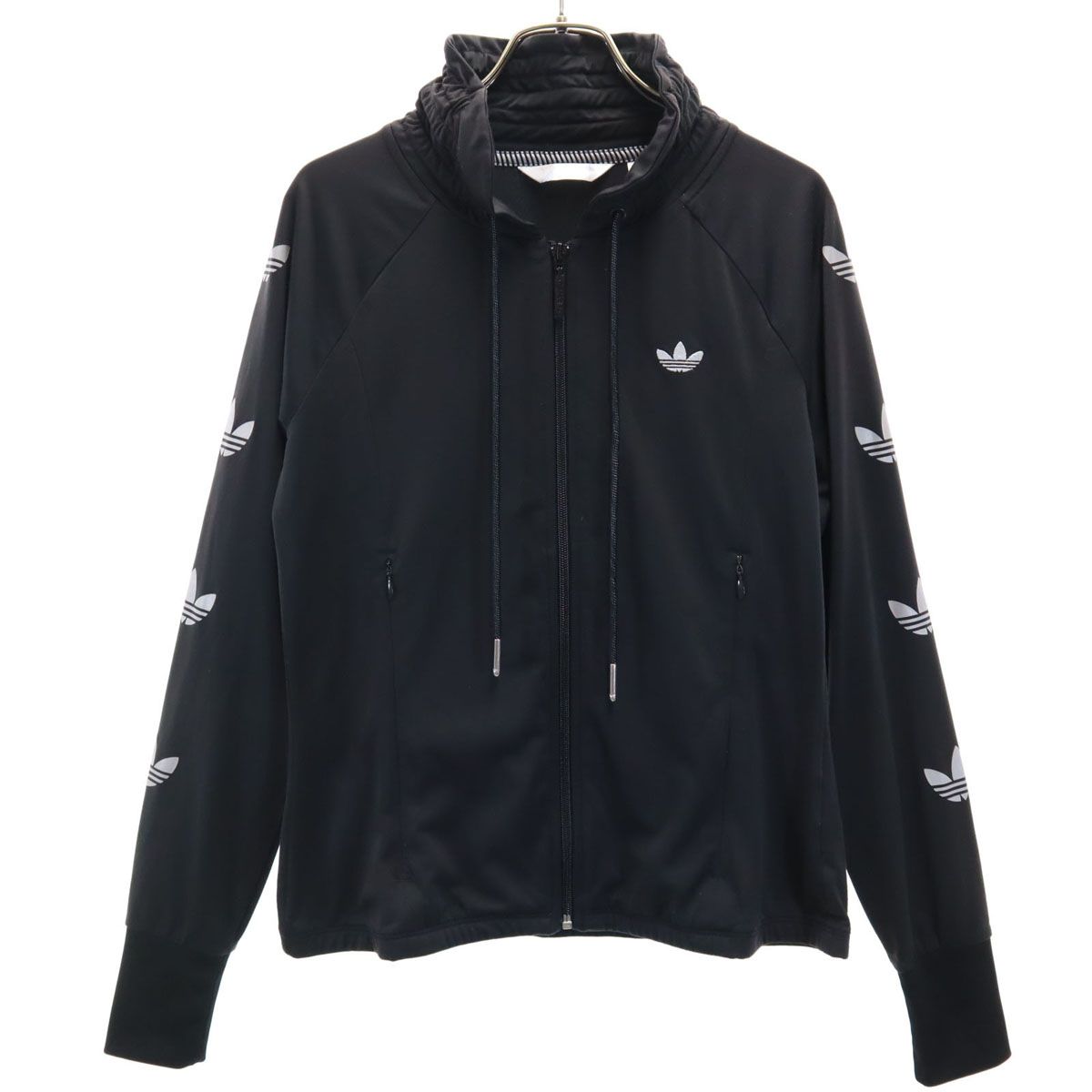 adidas アディダス トラックジャケット L 黒 ジャージ