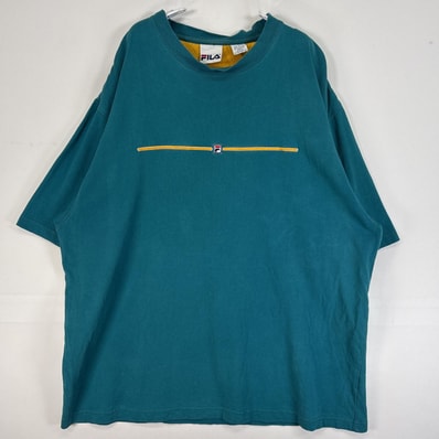 古着 カーハート Carhartt 半袖Tシャツ 大きいサイズ 肉厚 クルーネック ワンポイント ロゴ XL TALL ブラウン系 無地 メンズ