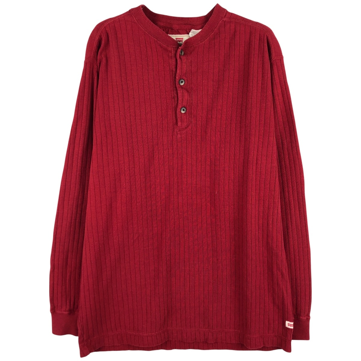 古着 リーバイス Levi's ヘンリーネック ロングTシャツ ロンT メンズM相当/eaa608340