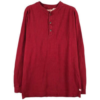 古着 リーバイス Levi's ヘンリーネック ロングTシャツ ロンT メンズM相当/eaa608340