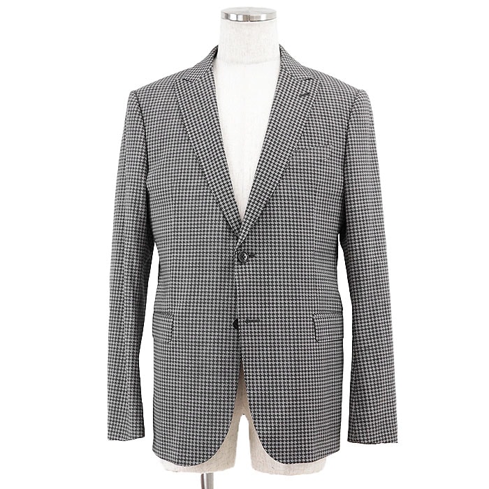 アルマーニコレッツォーニ M LINE テーラード ジャケット メンズ チャコール ライトグレー 50 ARMANI COLLEZIONI