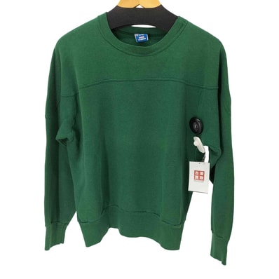 80s 青刺繍タグ前期 USA製 袖カレッジ刺繍 スウェット【1138240229611】