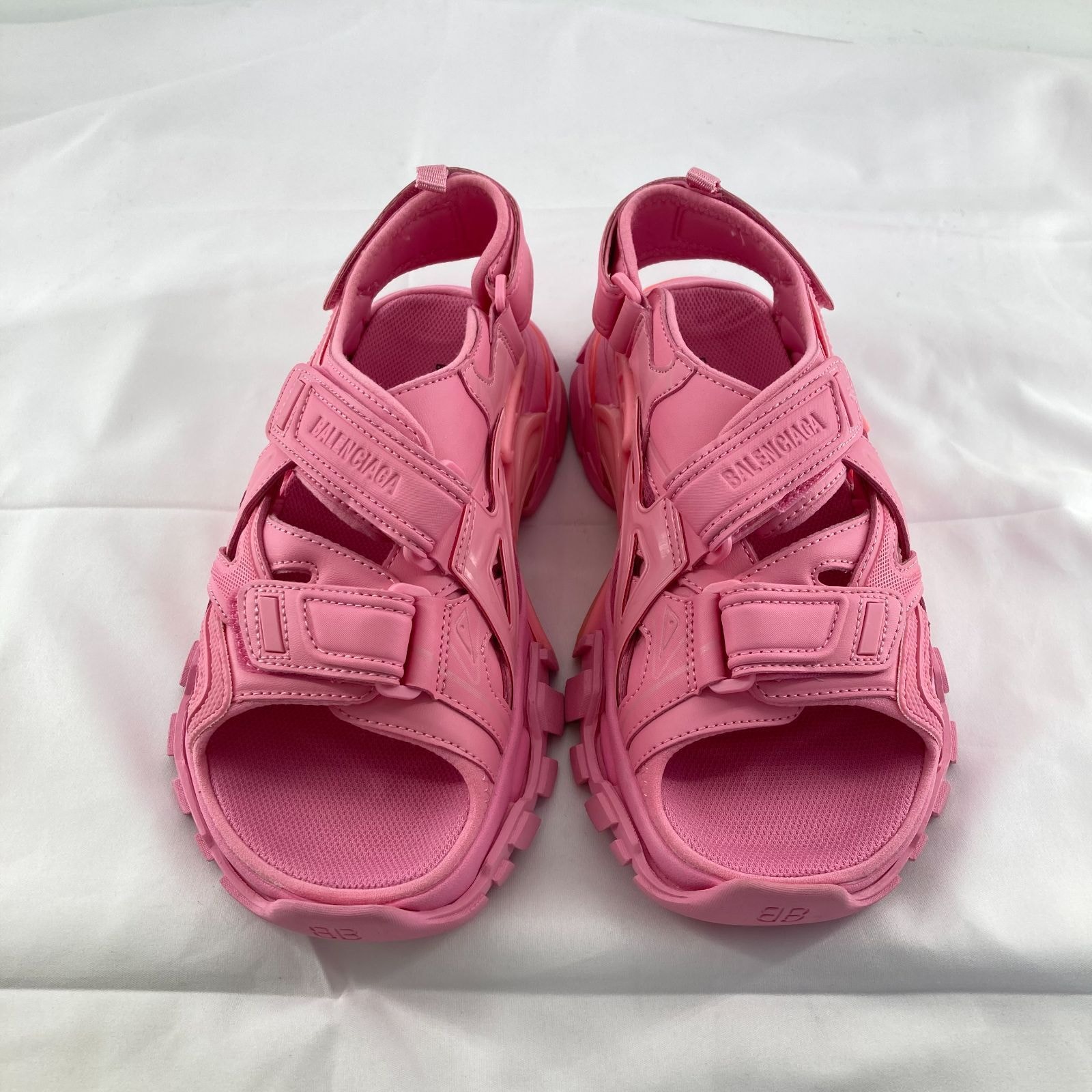 BALENCIAGA(バレンシアガ)Track Sandal ラバーソール トラックサンダル 617543 EU38 ピンク