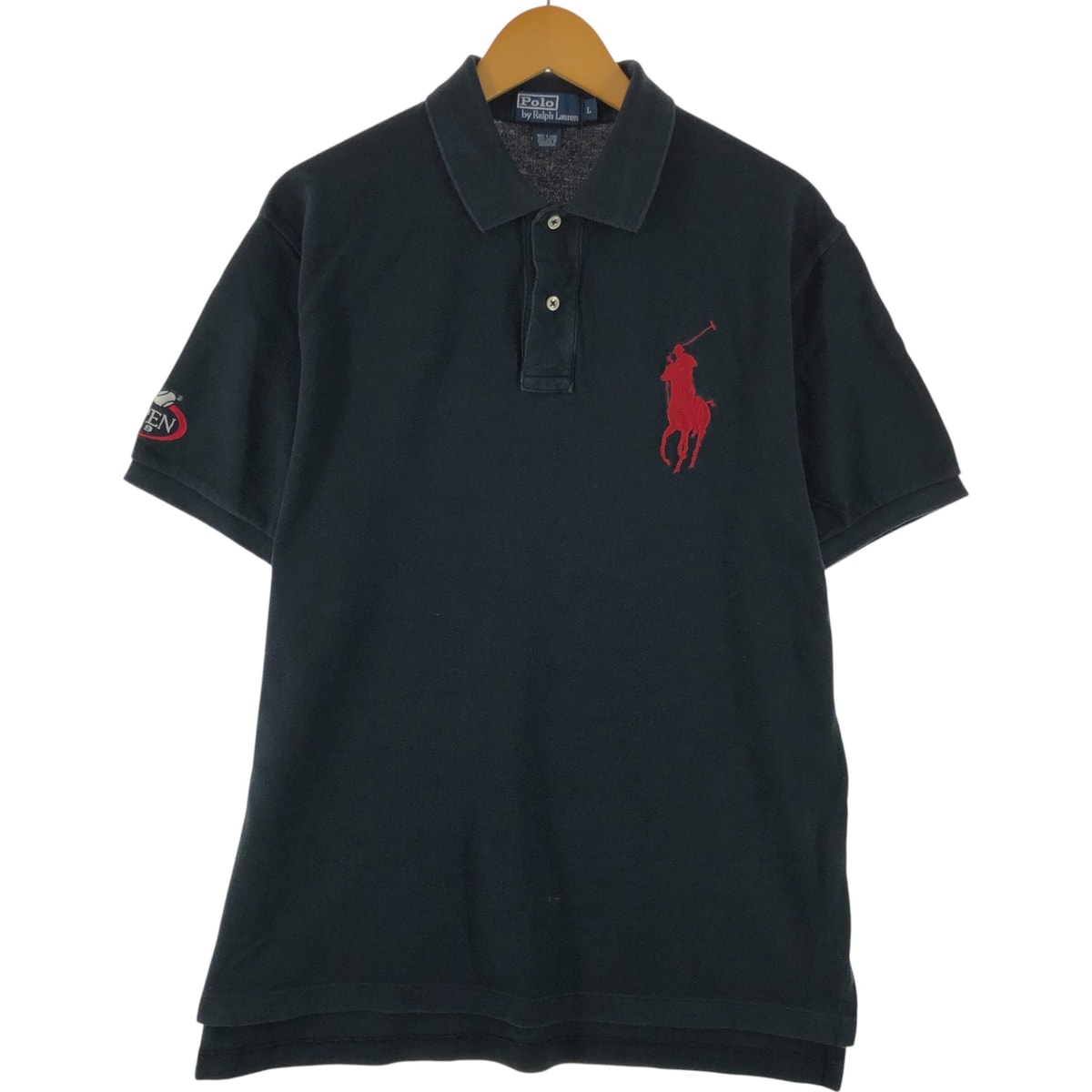 古着 ラルフローレン Ralph Lauren POLO by Ralph Lauren ビックポニー 半袖 ポロシャツ メンズL相当/eaa551561