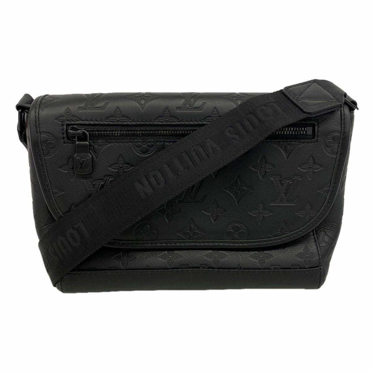 ★SALE【6he4425】ルイヴィトン ショルダーバッグ モノグラム・シャドウ パルスメッセンジャー M14874 ブラック【中古】メンズ