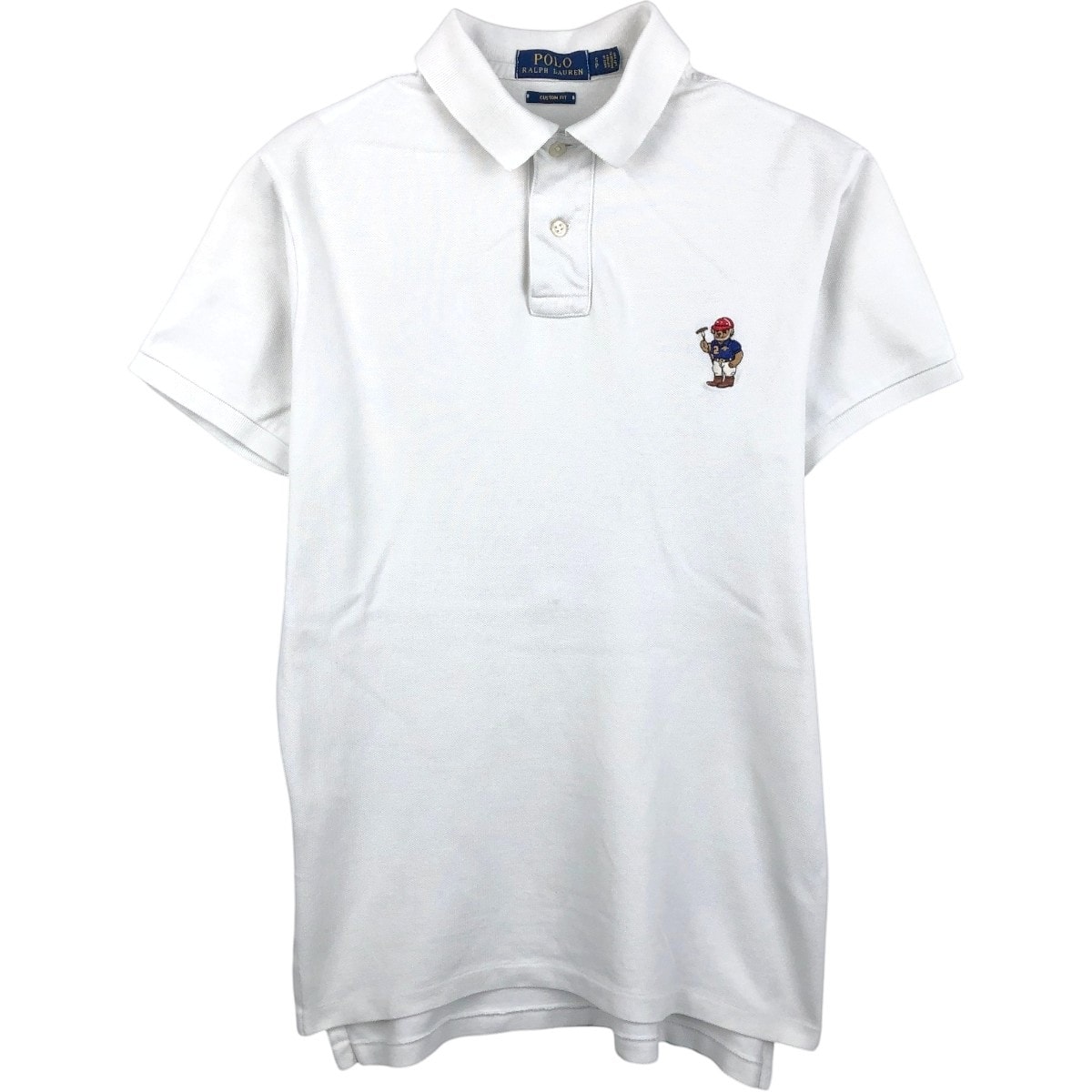 古着 ラルフローレン Ralph Lauren POLO RALPH LAUREN CUSTOM FIT ポロベア 半袖 ポロシャツ メンズS相当/eaa653669