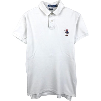 古着 ラルフローレン Ralph Lauren POLO RALPH LAUREN CUSTOM FIT ポロベア 半袖 ポロシャツ メンズS相当/eaa653669