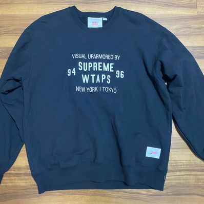 Supreme / WTAPS Crewneck "Black" 21274SPD-CSM03S