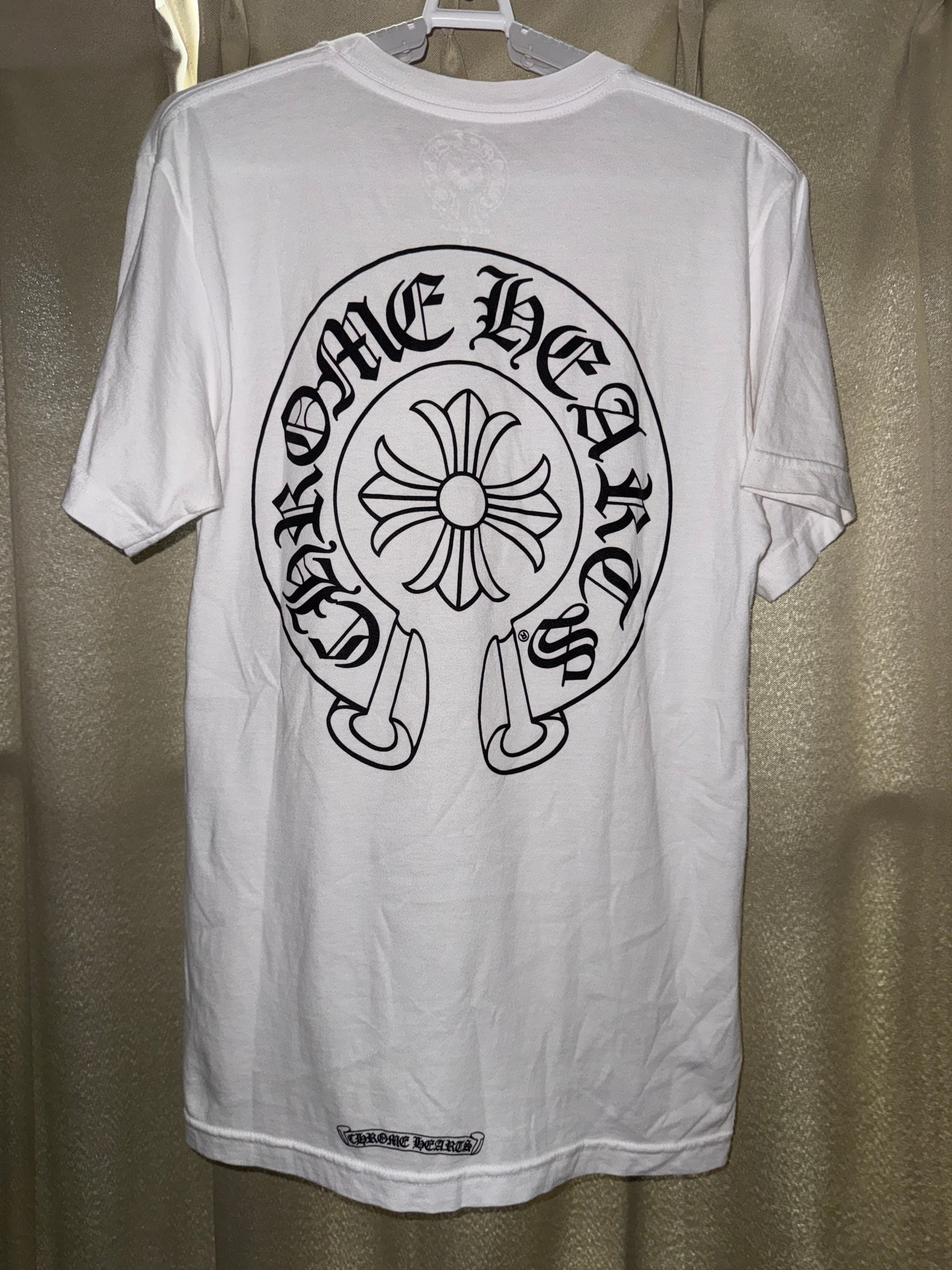 Chrome Hearts Horseshoe Logo Pocket T-Shirt "White"