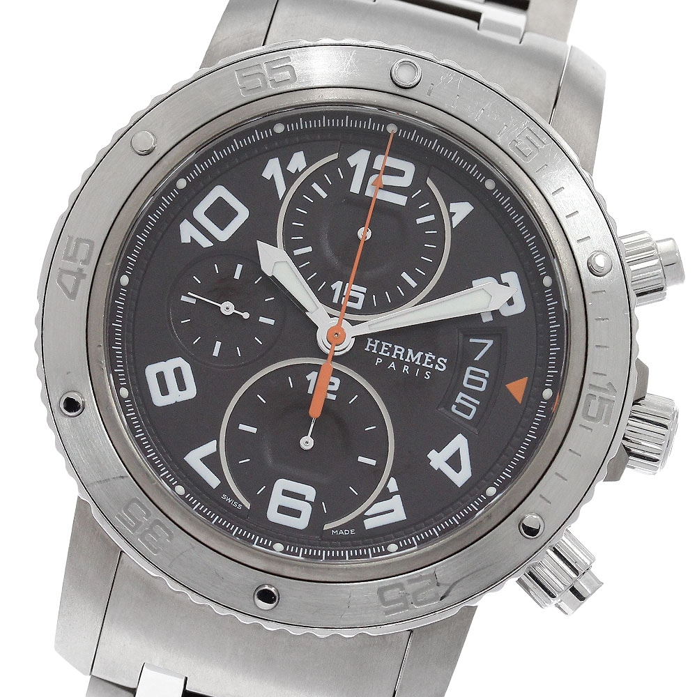 エルメス クリッパー メカニックダイバー CP2.941 メンズ 【中古】