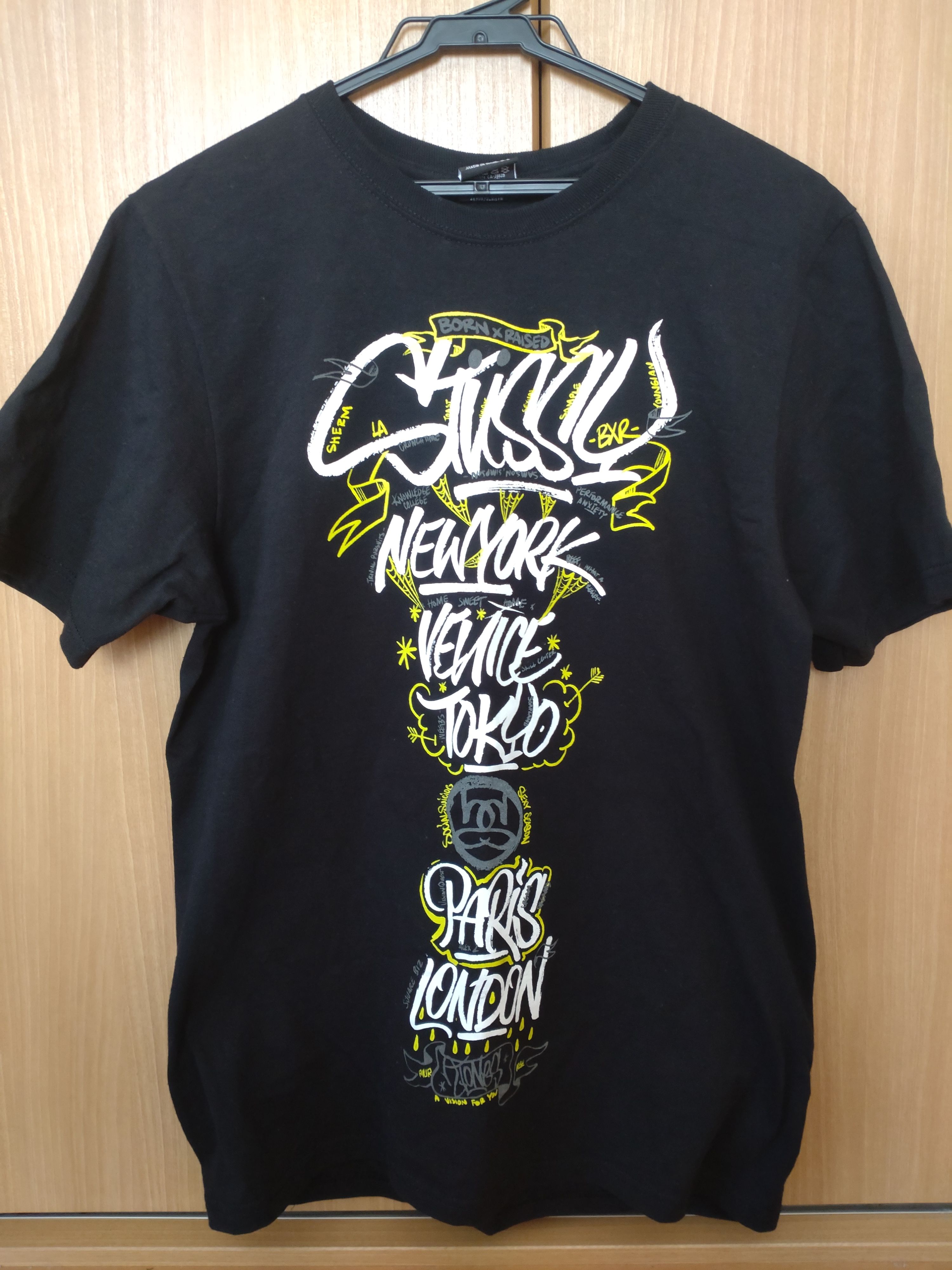 Stussy Born x Raised Handstyles Tee "Black"