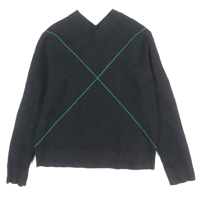 美品 ボッテガヴェネタ
セーター ブラック グリーン メンズ S 702070
