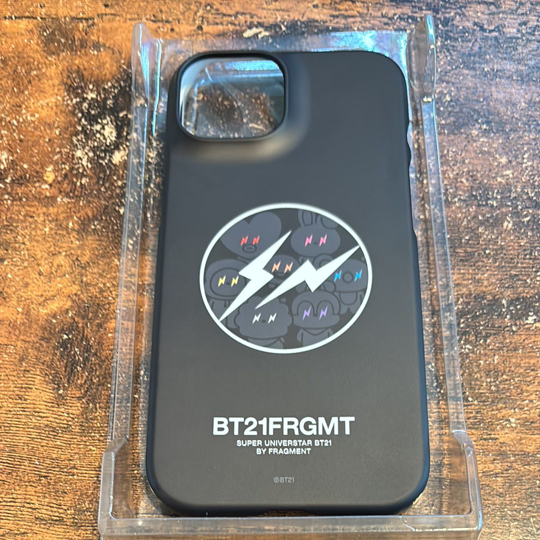 BT21 X FRAGMENT \ iPHONE 15 CASE "BLACK"