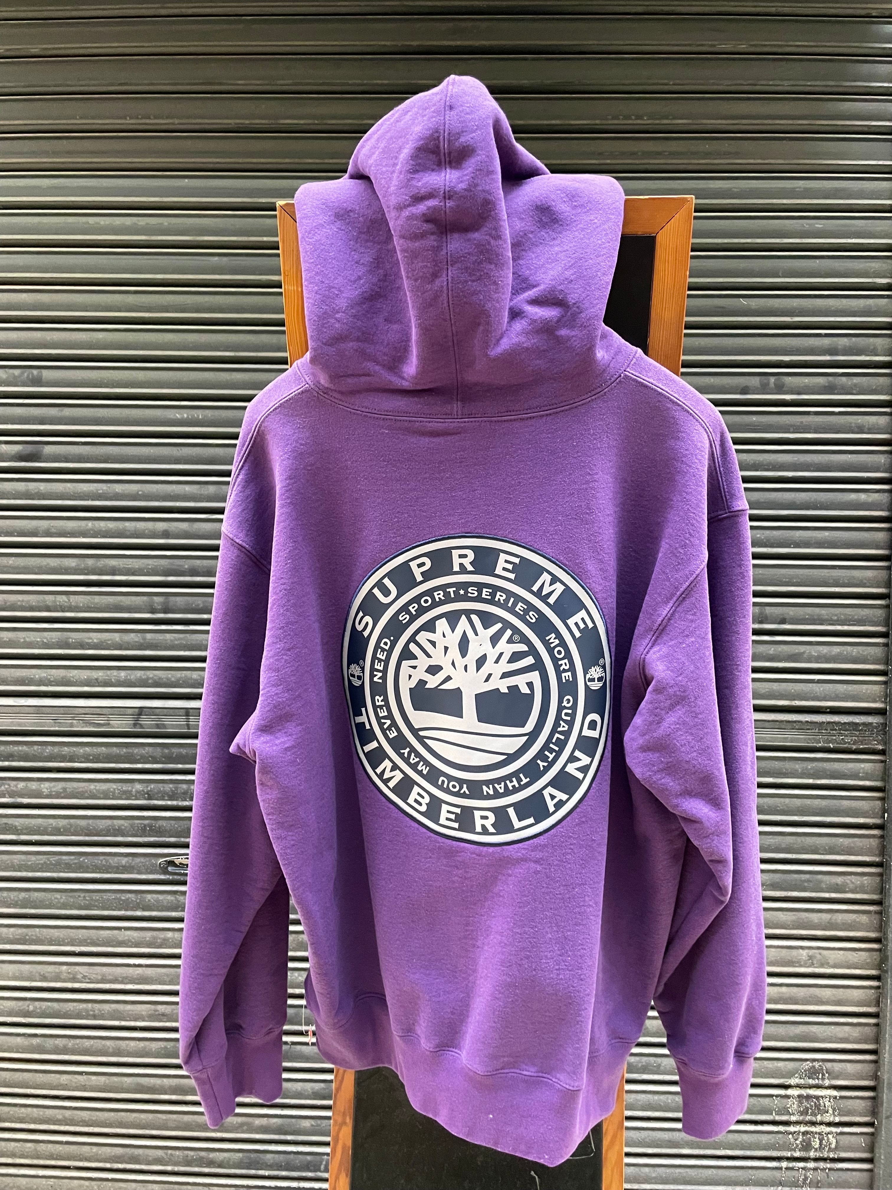 Supreme Timberland Hooded Sweatshirt "Dusty Purple"