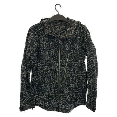 美品 LOUIS VUITTON ルイヴィトン カモフラ サイズ50 ブラック グレー ポリエステル ポリウレタン/ ナイロンジャケット ジップアップ 603002 【中古】