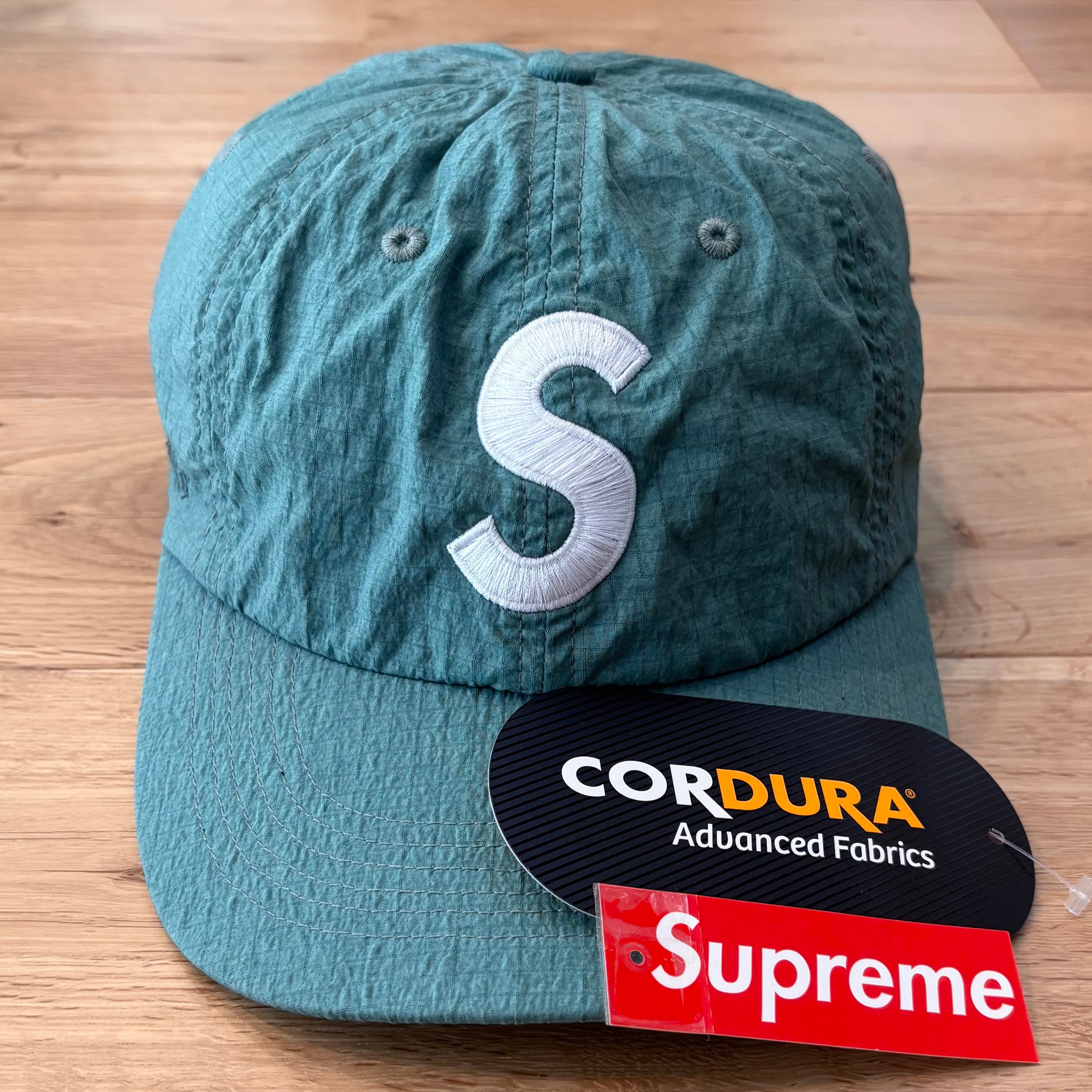 Supreme Cordura Ripstop S Logo 6-Panel "Green"