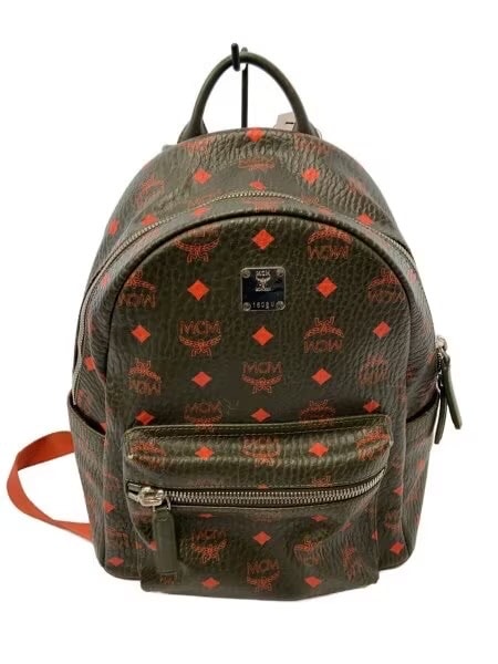 MCM MMK 9AVE Leather Backpack "Khaki"