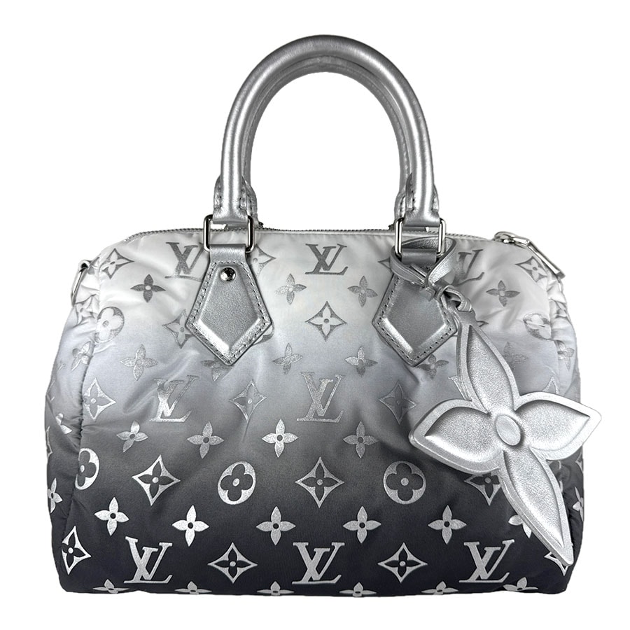 ルイ ヴィトン LOUIS VUITTON ハンドバッグ ショルダーバッグ LV SKI スピーディ バンドリエール25 ナイロン フロスト レディース M11848【中古】 z8966