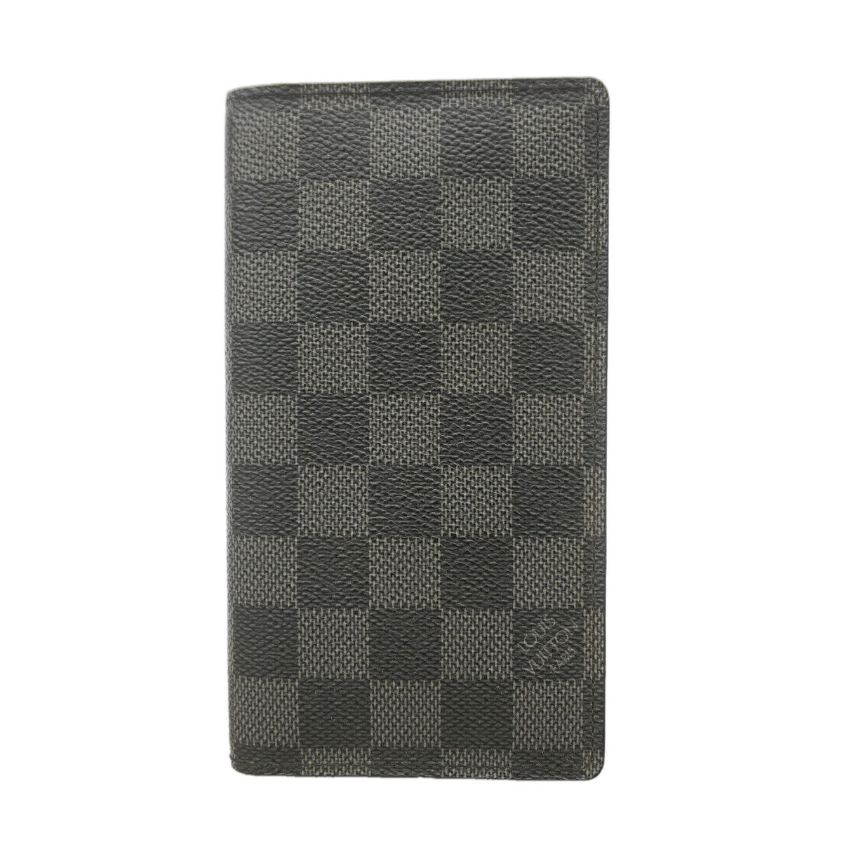 【6id4835】ルイヴィトン 手帳カバー ダミエ・グラフィット アジェンダポッシュ R20975 ブラック グレー【中古】メンズ