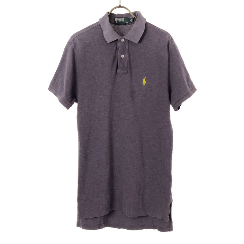 Polo by Ralph Lauren ポロバイラルフローレン 半袖 ポロシャツ M パープル 鹿の子地