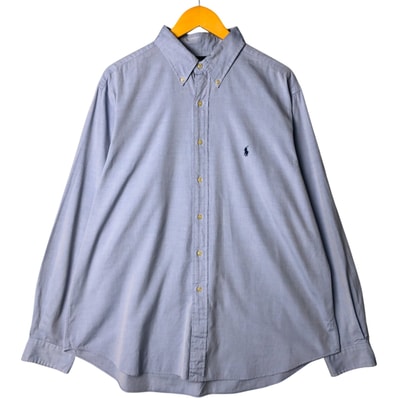 古着 ラルフローレン Ralph Lauren CLASSIC FIT クラシックフィット 長袖 ボタンダウンシャツ メンズXL相当/eaa575635