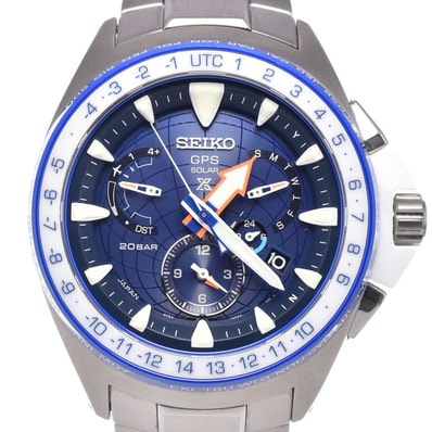 セイコー SEIKO 8X53-0AK0-2 プロスペックス マリーンマスター オーシャンクルーザー ソーラー GPS衛星電波 メンズ 良品 L#148340