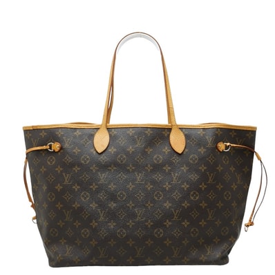 ルイ ヴィトン モノグラム ネヴァーフルGM トートバッグ ハンドバッグ M40157 ブラウン PVC レザー レディース LOUIS VUITTON 【中古】