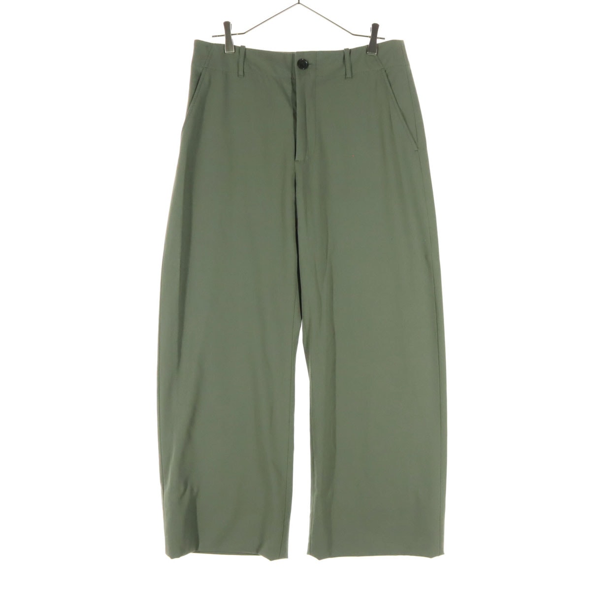 美品 ZARA ザラ ワイド スラックスパンツ M グレー系